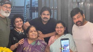 Pawan Kalyan's convoy rushes to Chiranjeevi's home amid speculation over Anjana Devi's health