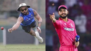 Riyan Parag Acknowledges Virat Kohli's Influence, Recalls India Cap Presentation
Alternatively:
Virat Kohli's Enduring Impact: Riyan Parag Cites 