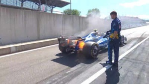 Sainz's F1 Dream Dashed as Car Erupts in Flames at Austrian GP
OR
Fiery Exit: Sainz's Car Inferno Halts Austrian GP, Norris Secures Victory