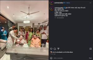Sachin Tendulkar Celebrates Mother's Birthday with Family, Including Son Arjun and Fiancée Saaniya Chandhok; Pens Heartfelt Tribute