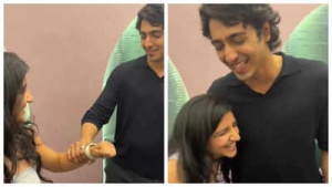 Ahaan Panday Sends Fans Into Frenzy Recreating 'Saiyaara' Scene With Female Admirer - Watch Viral Video