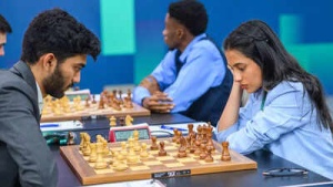 FIDE Grand Swiss: Nihal Sarin Joins Lead After Round 8, Gukesh and Deshmukh Battle to Lengthy Draw