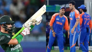 India Responds to Pakistani Batsman's Controversial Gun-Mimicking Celebration
OR
Team India Addresses Sahibzada Farhan's AK-47 Gesture After Half-Century
OR
India Coach Downplays Pakistani Player's 'Gun' Celebration, Focus Remains on Cricket
