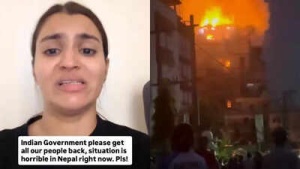 Headline:
Stranded in Nepal: Indian Tourist Pleads for Rescue as Protests Turn Violent, Targeting Foreigners