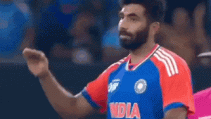 Jasprit Bumrah's Mimicked Celebration Ignites Asia Cup Final: Yorker Sends Rauf's Stumps Flying, India Dominates Pakistan – Watch!