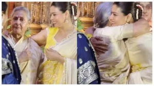 Jaya Bachchan and Kajol Share Heartwarming Reunion at Mumbai Durga Puja Pandal: Must-See Video