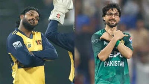 Asia Cup Showdown: Hasaranga and Abrar Engage in Animated Celebration Exchange During Sri Lanka-Pakistan Clash