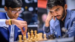 Global Chess League: Gukesh and Erigaisi Unite, So Sparks Bidding War in Mumbai Draft
Alternatively:
Gukesh, Praggnanandhaa Headline Global Chess League Draft as Teams Gear Up for Mumbai Debut