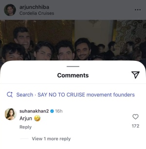 Suhana Khan's Witty Reaction to Cruise T-Shirt Sparks Online Buzz Amid Aryan Khan's Directorial Debut