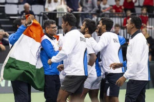 India Achieves Historic Davis Cup Win Over Switzerland, First Away Victory Against European Team Since 1993