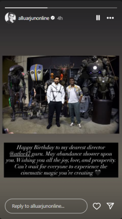 Allu Arjun Celebrates Director Atlee's Birthday, Teases 'Cinematic Magic' of Upcoming Sci-Fi Film 'AA22xA6'