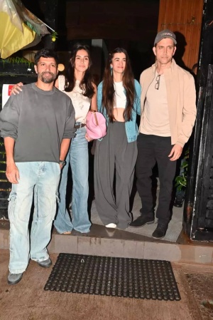 Hrithik Roshan and Farhan Akhtar Fuel Sequel Rumors After Double Date with Partners