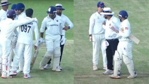 Prithvi Shaw Loses Cool, Confronts Former Mumbai Teammate Musheer Khan After Dismissal in Warm-Up Match