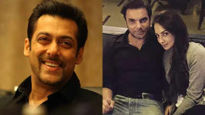 Salman Khan joking about Sohail Khan and Seema Sajdeh on The Great Indian Kapil Show