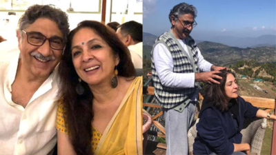 Neena Gupta with her husband Vivek Mehra