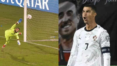 Cristiano Ronaldo already 40? No problem! His volley in World Cup qualifiers stuns fans – Watch