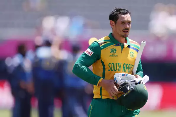 Quinton de Kock last played for South Africa in June 2024