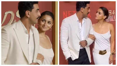 ‘The Ba***ds of Bollywood’ Premiere: Ranbir Kapoor and Alia Bhatt make jaw-dropping entry; actress stuns in risque cut-out gown