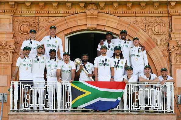 South Africa won the WTC mace by beating Australia at Lord's earlier this year.