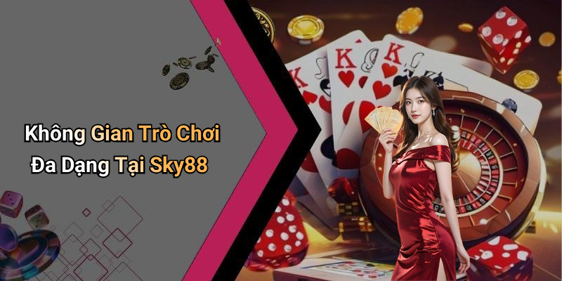 Không Gian Trò Chơi Đa Dạng Tại Sky88